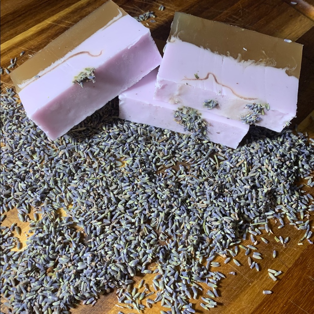 Handmade French Lavender and Honey Bath Bars